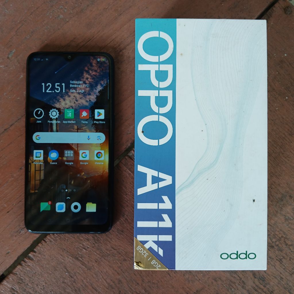 OPPO A11K SECOND - HP BEKAS/SECOND OPPO A11K EX GARANSI RESMI RAM 2/32