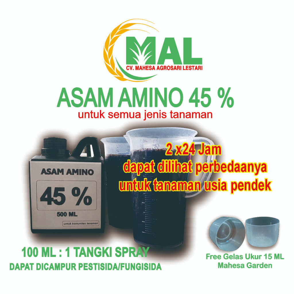 Asam Amino 45% untuk tanaman, pemulih tanaman