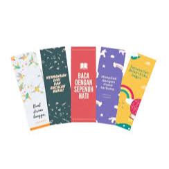 

paper bookmark box pembatas buku kertas PER PCS