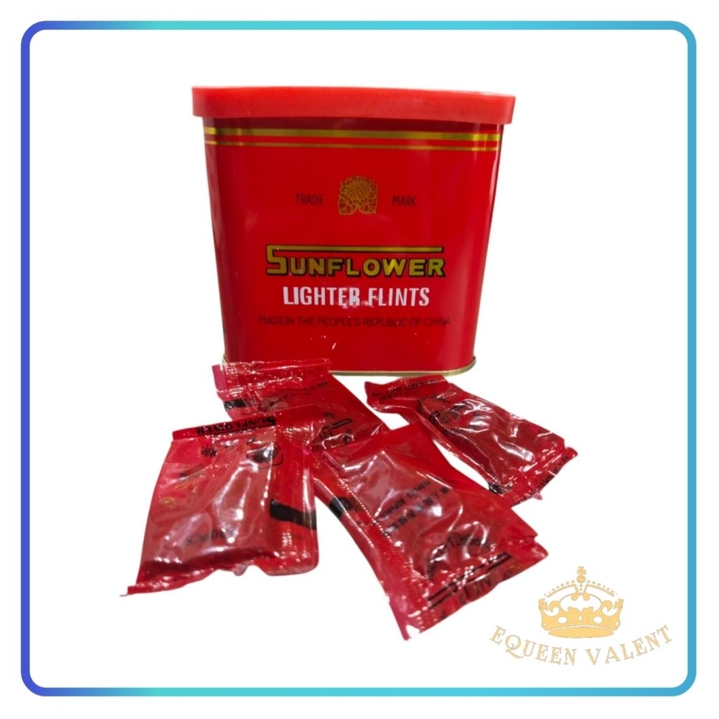 BATU KOREK SUNFLOWER LIGTHER FLINTS
