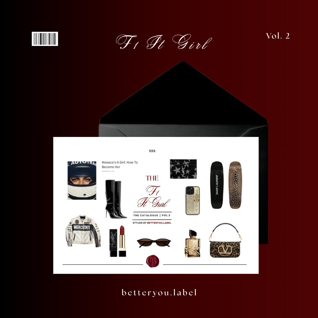 

Premium aesthetic 3D Sticker/Stiker “F1 It Girl” Vol. 2