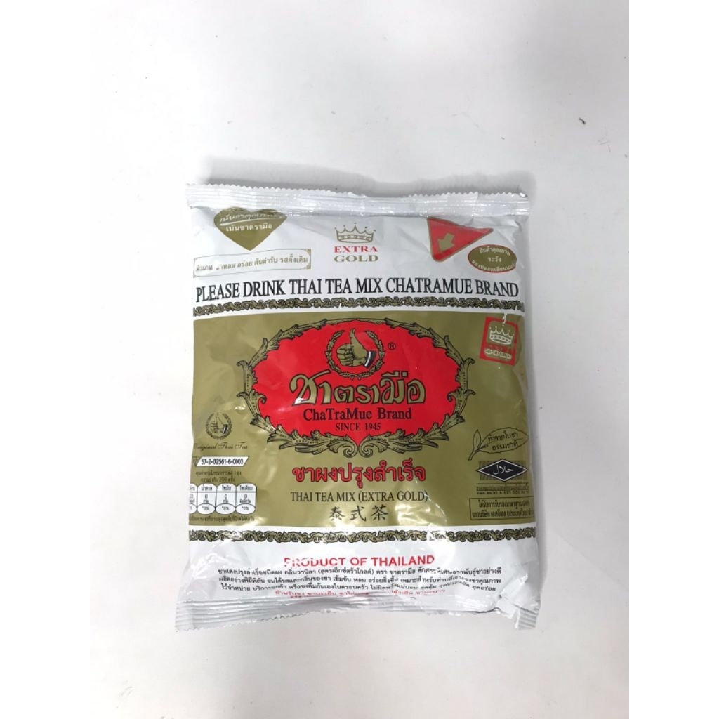 

ChaTraMue Brand Thai Tea Mix Extra Gold 400g Original Thailand
