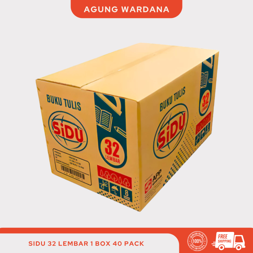 

BUKU TULIS SIDU 32 LEMBAR 1 BOX / DUS ISI 40 PACK