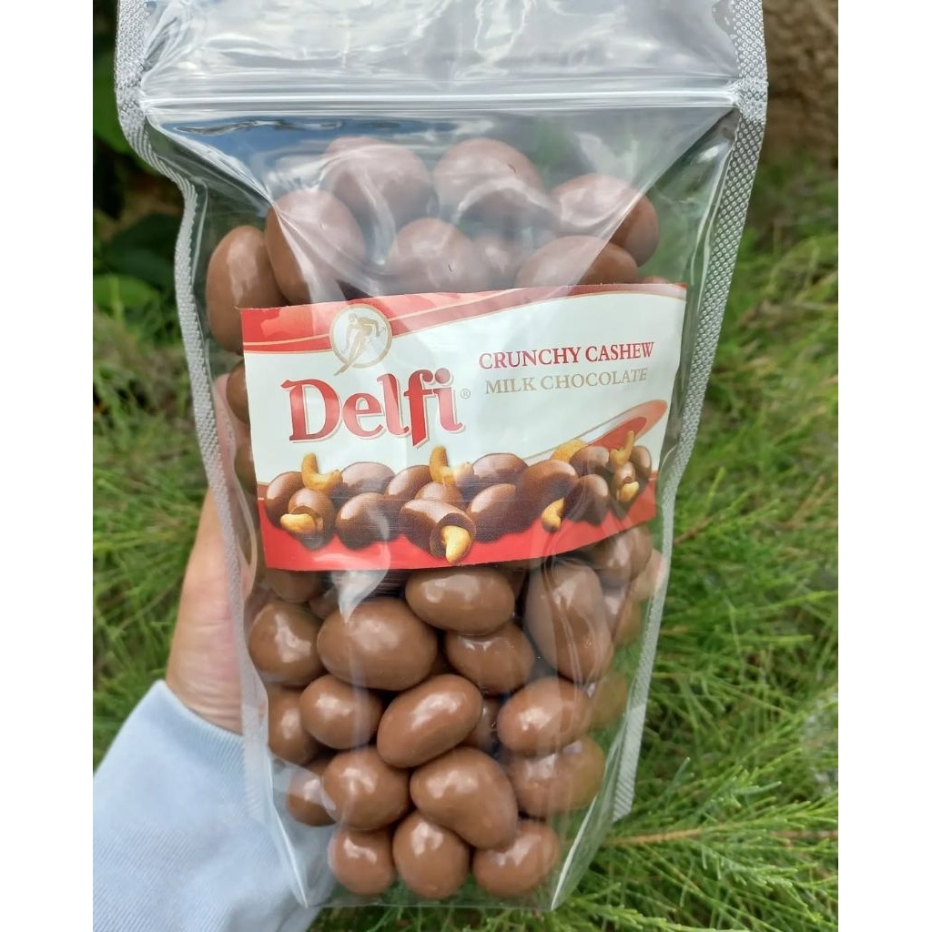 

Cokelat Delfi dragres cashew 250gr