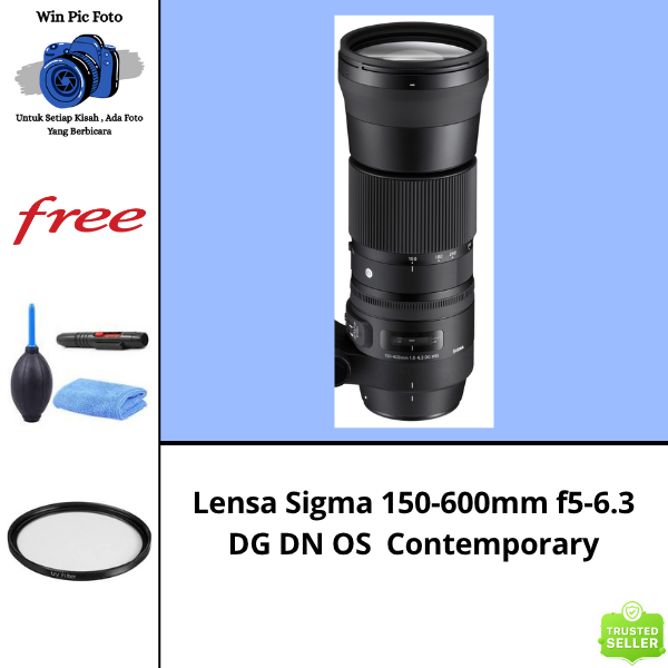 Lensa Sigma 150-600mm f5-6.3 DG DN OS | Contemporary / Lens Canon EF / Lens Sony E-Mount / Lens L-Mo