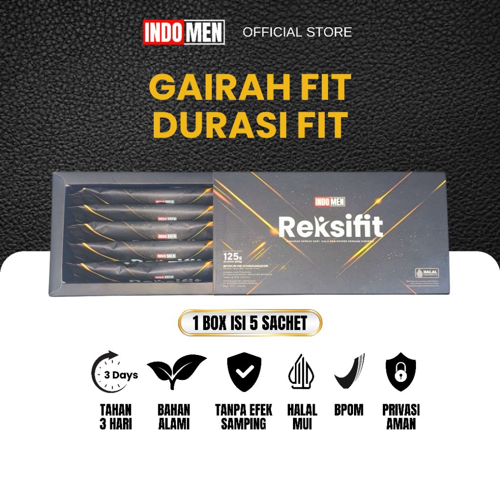 

INDOMEN Reksifit 1 Box Kopi Vitalitas Pria Terfavorit