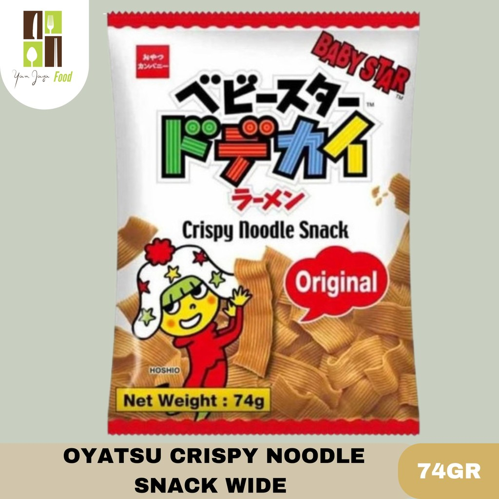 

Oyatsu Baby Star / SNack Noodle / Snack Mie Lebar Rasa Original 74 gr