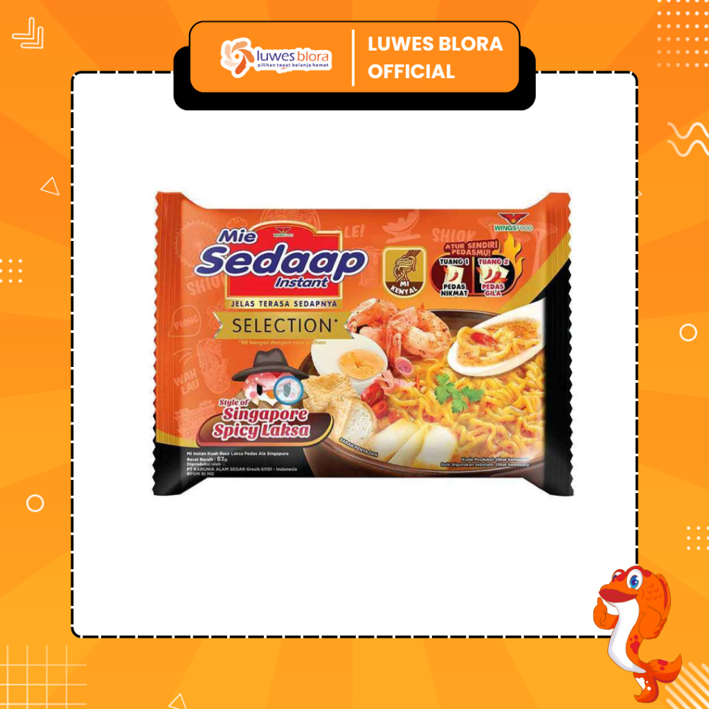 

Mie Sedaap Singapore Spicy Laksa 83gr
