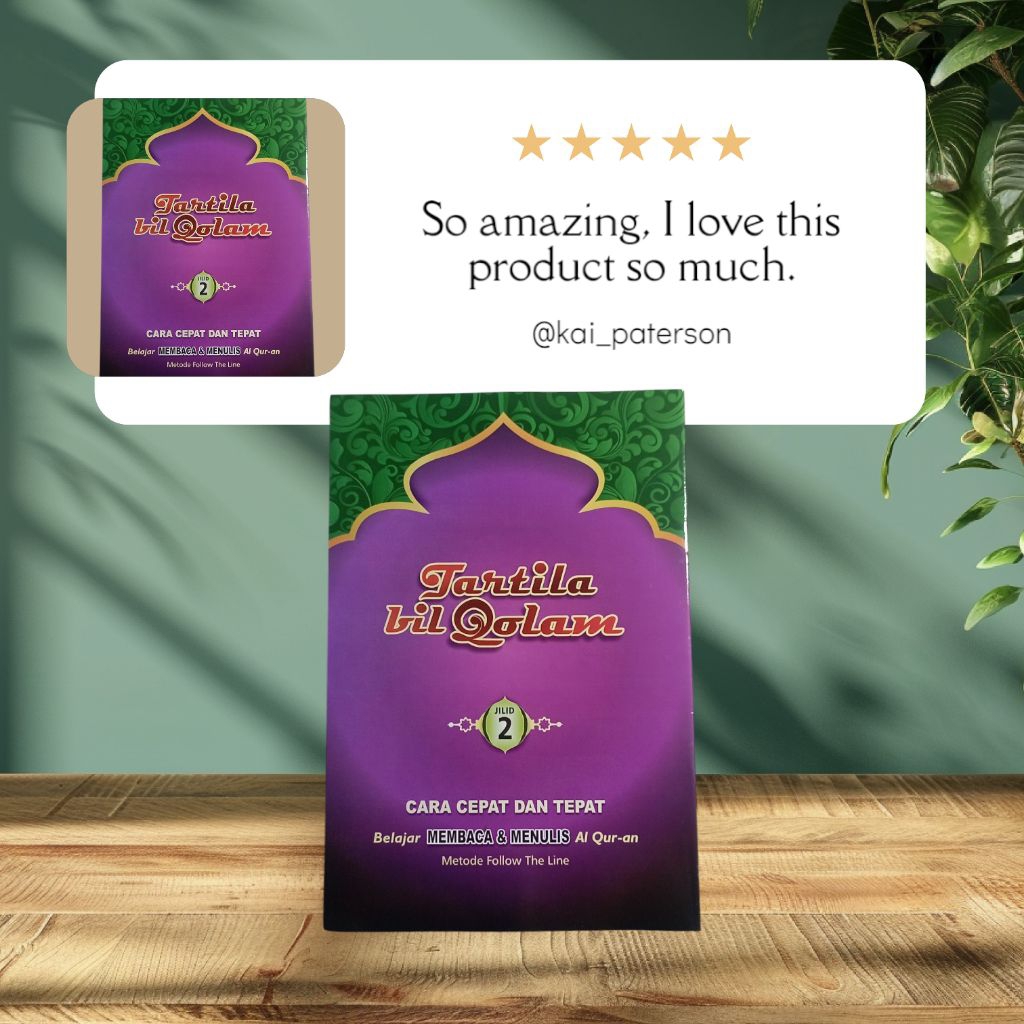 TARTILA Bil Qolam Jilid 2 Belajar Membaca dan Menulis Al-Qur'an