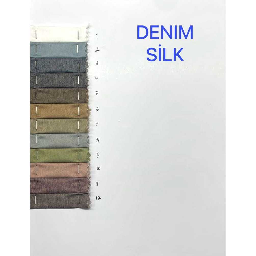 Kakania Textile 1 Roll Kain DENIM SILK