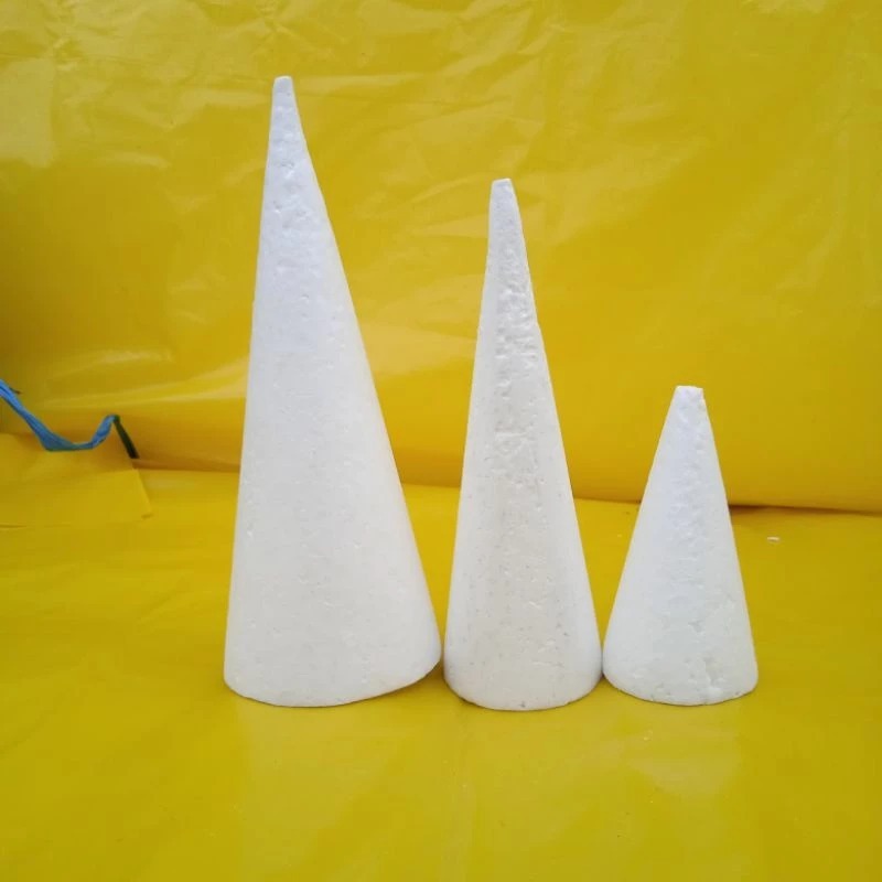 styrofoam kerucut cone / sterofoam kerucut / gabus kerucut tinggi 20 cm