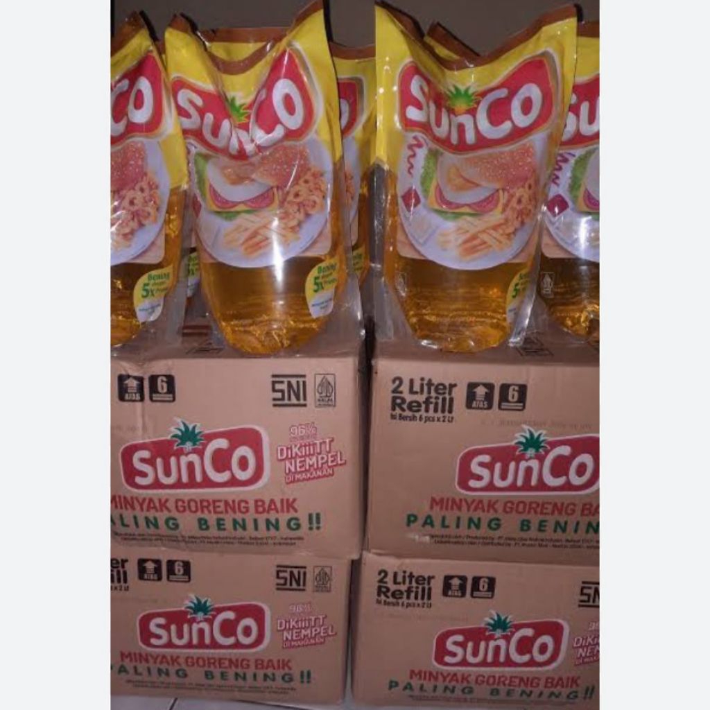 

(berkahjoyo) SUNCO PROMO MINYAK GORENG 2 LITER ISI 6PC