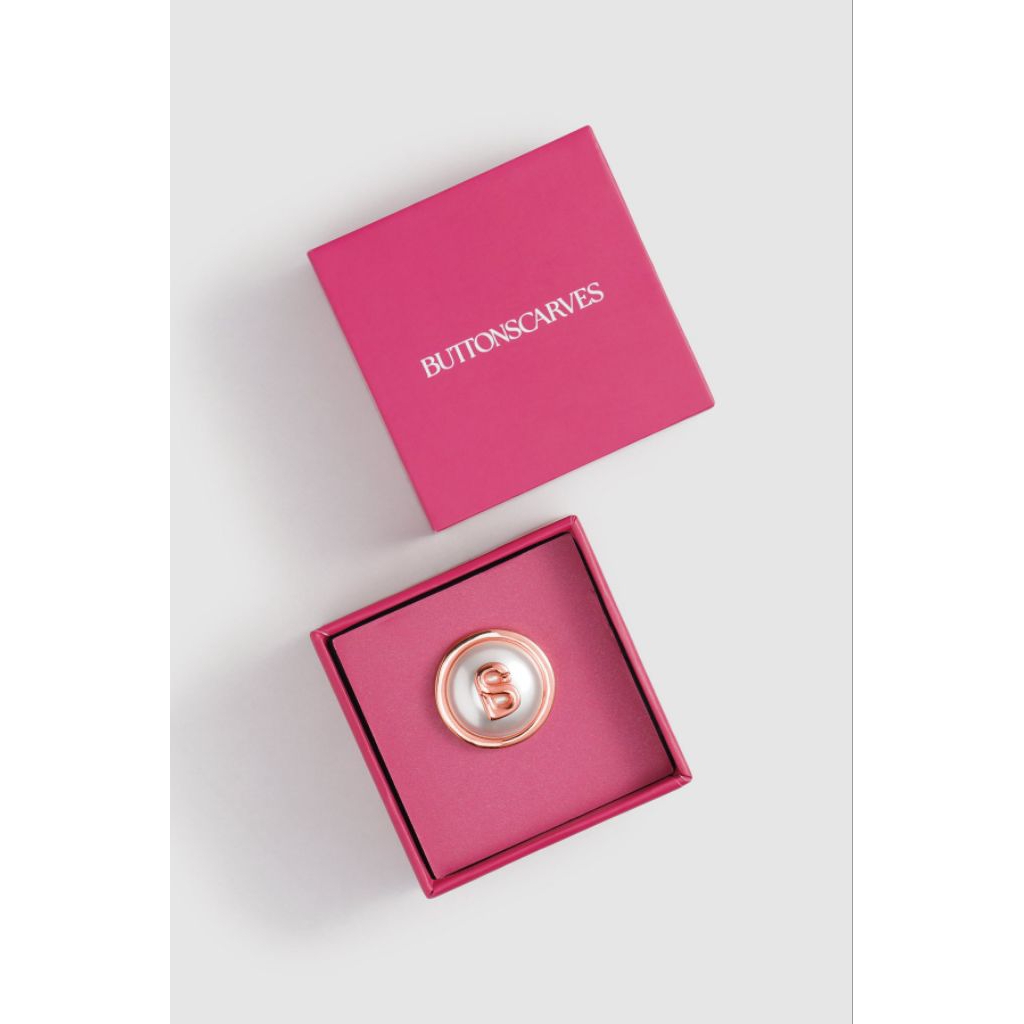 Buttonscarves Petite Round Pearl Brooch