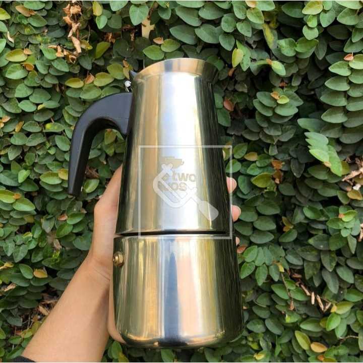 Moka Pot Espresso Coffee Maker Stovetop - 300ml