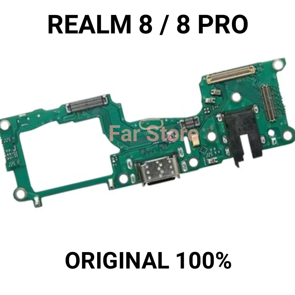 Conector Charger REALME 8 PRO / 8 Flexible Charger + Mic + Hf + Ic Copotan Original 100%