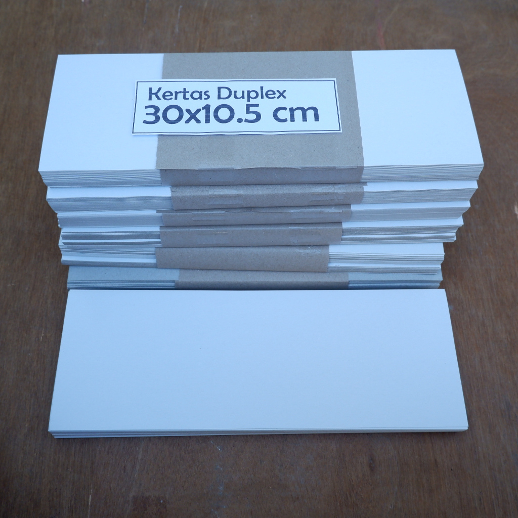 

Kertas duplex 30x10.5 cm