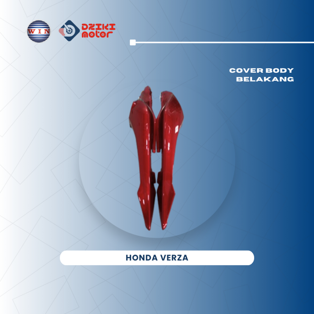 Cover Body Belakang Honda Verza Merah Maroon Merek WIN