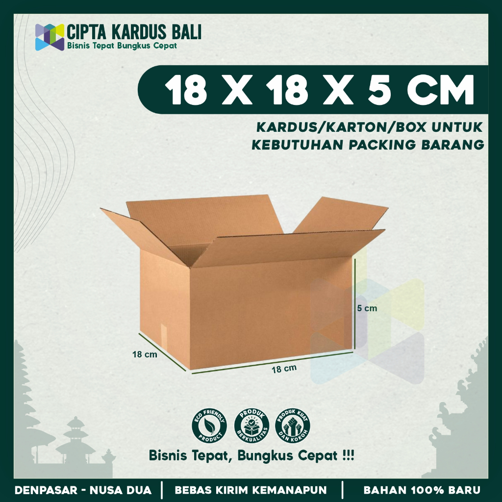

Kardus Packing 18x18x5 | Box packing | Karton Packing