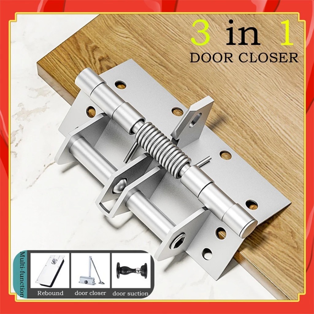 Engsel Pintu Otomatis Penggunaan Rumah Tangga 3in1 Door Closer Pintu / Engsel Otomatis Buka Tutup