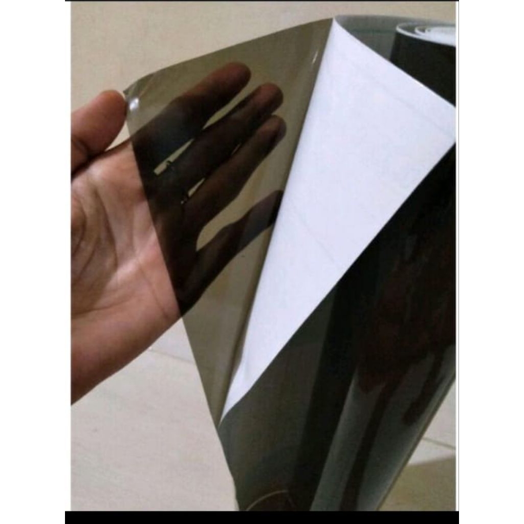 Skotlet Stiker Motor Lampu Sen Hitam Transparan Maxdecal