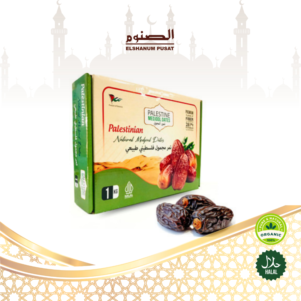 

KURMA MEDJOOL PALESTINE 1KG / MEDJOOL / MEDJOOL NATURAL DELIGHTS / KURMA JUMBO / ELSHANUM