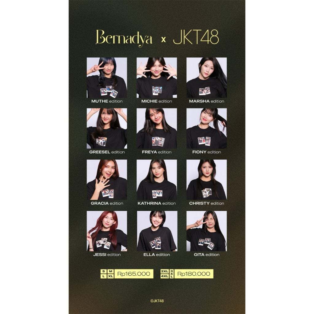 Bernadya x JKT48 Exclusive T-Shirt