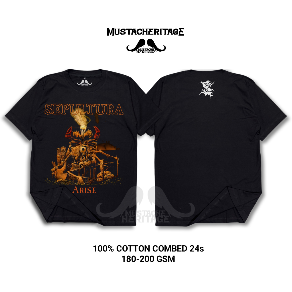 KAOS BAND SEPULTURA ARISE ALBUM TSHIRT VINTAGE SKENA SEMI OVERSIZE