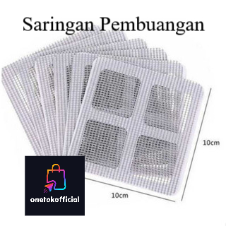 ONETOKOOFC  Saringan Pembuangan Saluran Air Stiker Kawat Nyamuk Penambal Lubang Nyamuk Kotak Tempel