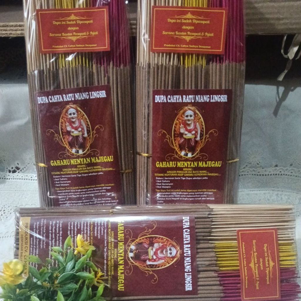 dupa herbal alami Cahya ratu Niang Lingsir pasupati kemasan 750 gram