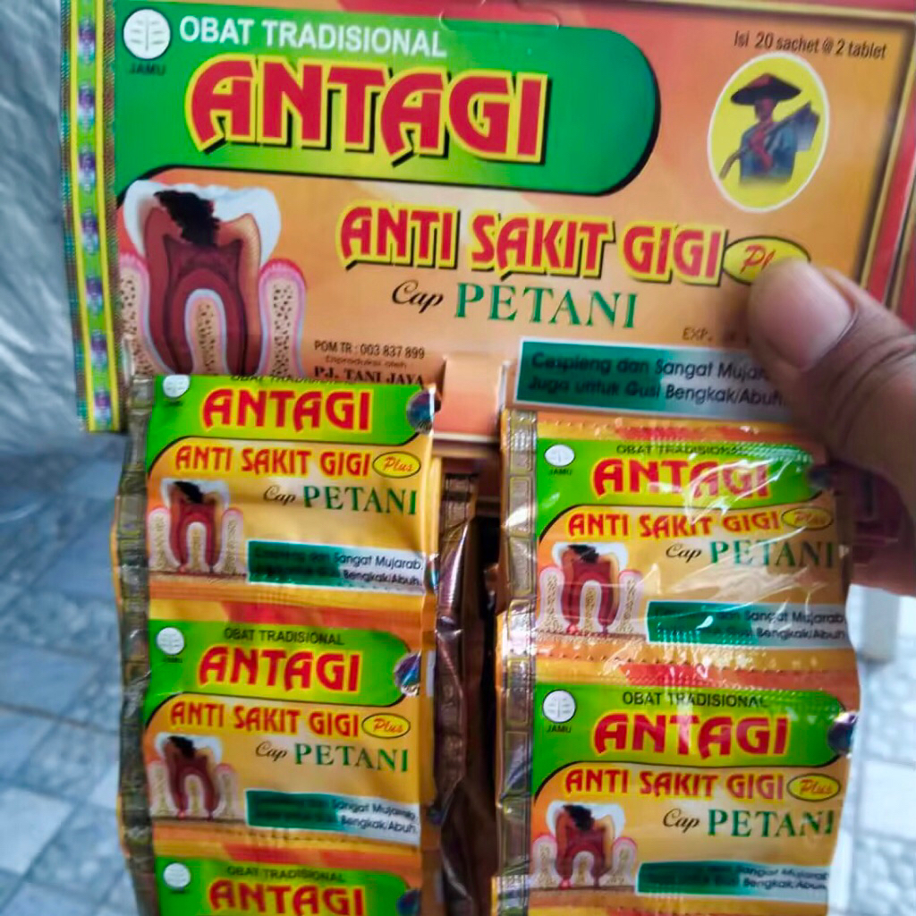 Antagi Original Obat Sakit Gigi Cap Petani