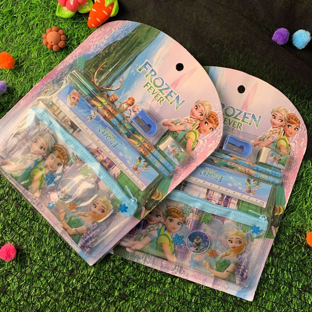 

Study Set 822CT Set Alat Tulis Anak Tema Frozen Fever Elsa & Anna Stationery Set
