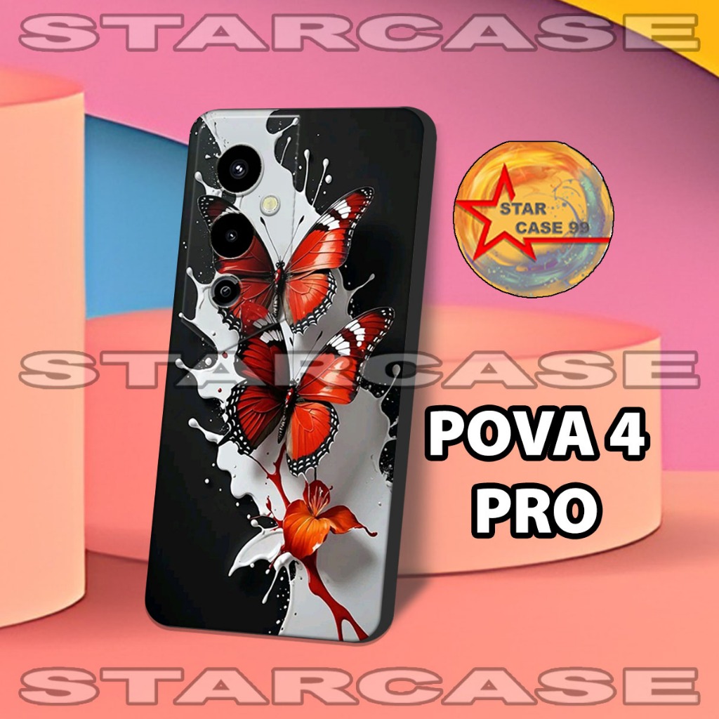 Softcase karet tecno pova 4 pro/S51/Motif cewek/casing tecno pova 4 pro/case hp tecno pova 4 pro