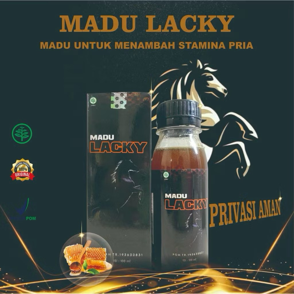 Madu Lacky Original Madu Stamina Mr.P Susah Bangun Jamu Lemah Sahwat Untuk Pria Dewasa Herbal Alami 