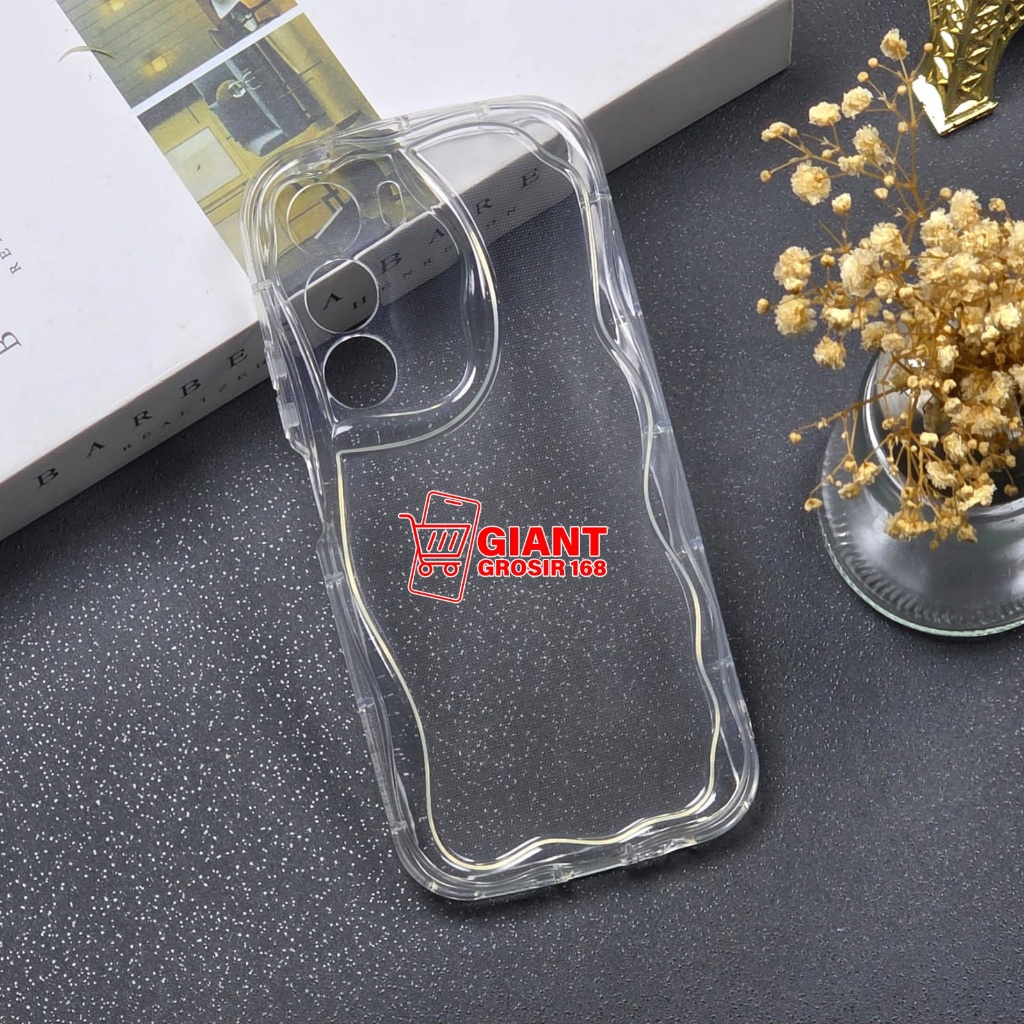 Softcase Silikon Melting Wavy Clear Bening For Realme P3 Lite Realme C71