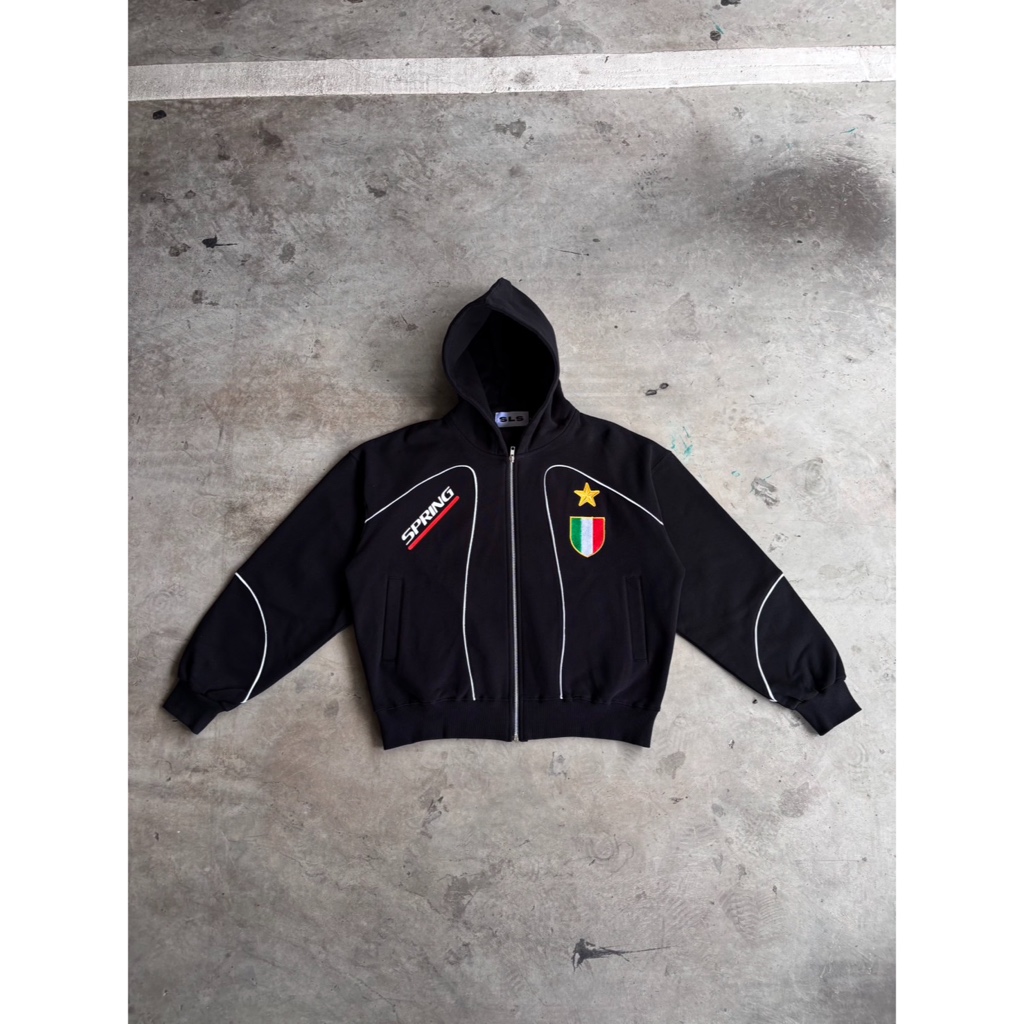 SHE LOVES SPRING ITALY ZIP HOODIE