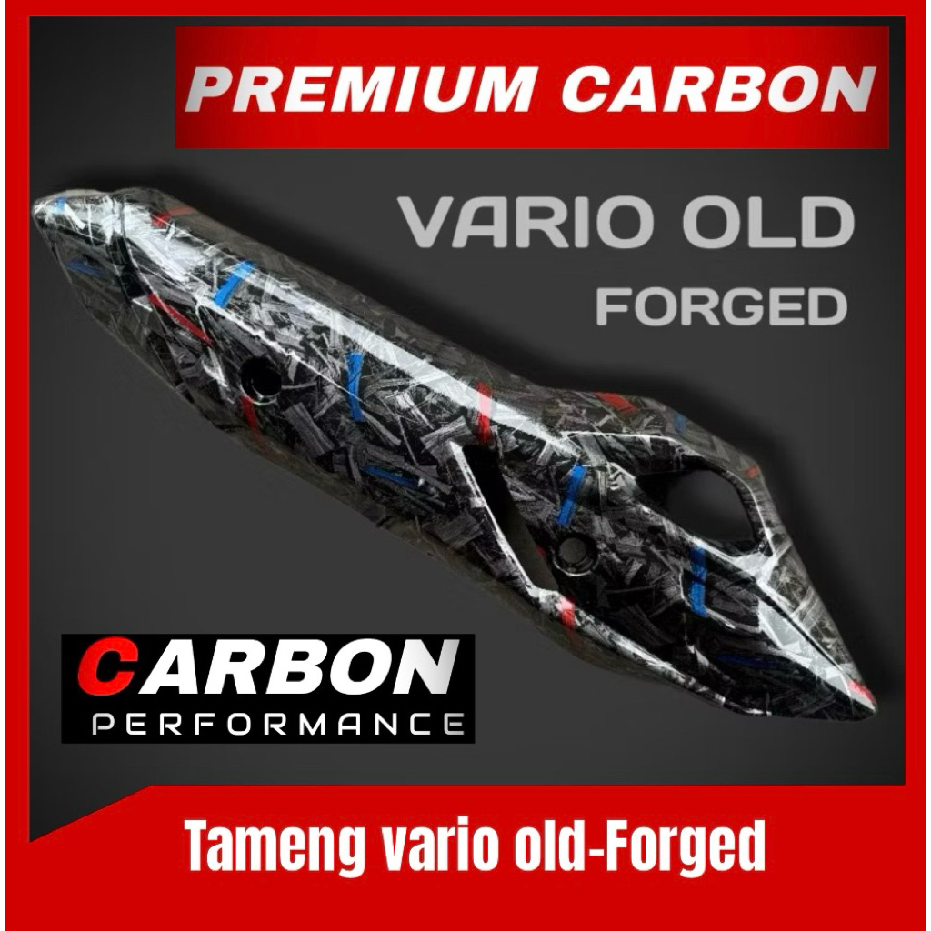 TUTUP KNALPOT VARIO OLD CARBON GORGED ▪️tutup knalpot vario old carbon Forged wtp tameng knalpot var