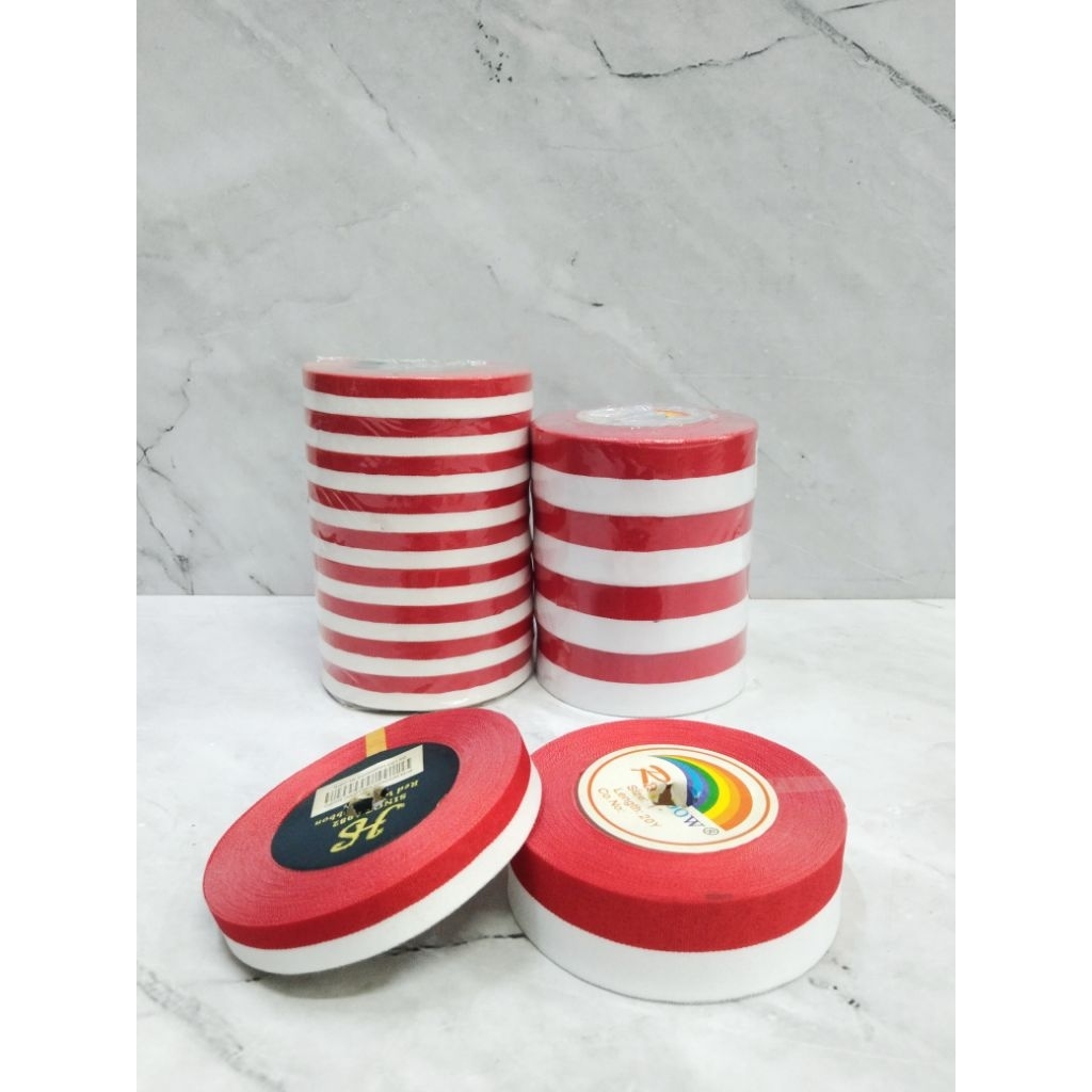 

PITA KAIN MERAH PUTIH 1” & 1/2” / DEKORASI 17 AGUSTUS / PITA KAIN 17 AGUSTUS