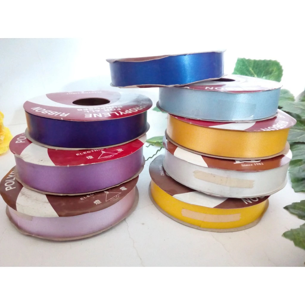

A66 Pita Kado Pita Jepang - 3/4 Inch (2cm) - Pita Kado Ribbon Polos Ukuran Standar Untuk Prakarya