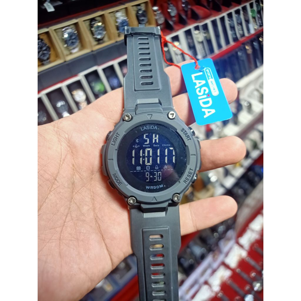 BIG SALE JAM TANGAN SPORT PRIA LASIDA WATER RESISTANCE
