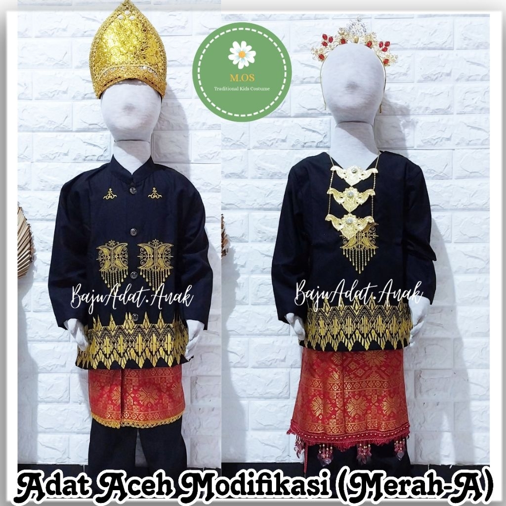 BAJU ADAT ACEH MODIFIKASI | BAJU ACEH LINTO BARO | BAJU TRADISIONAL ACEH DARO | BAJU ADAT ACEH ANAK 