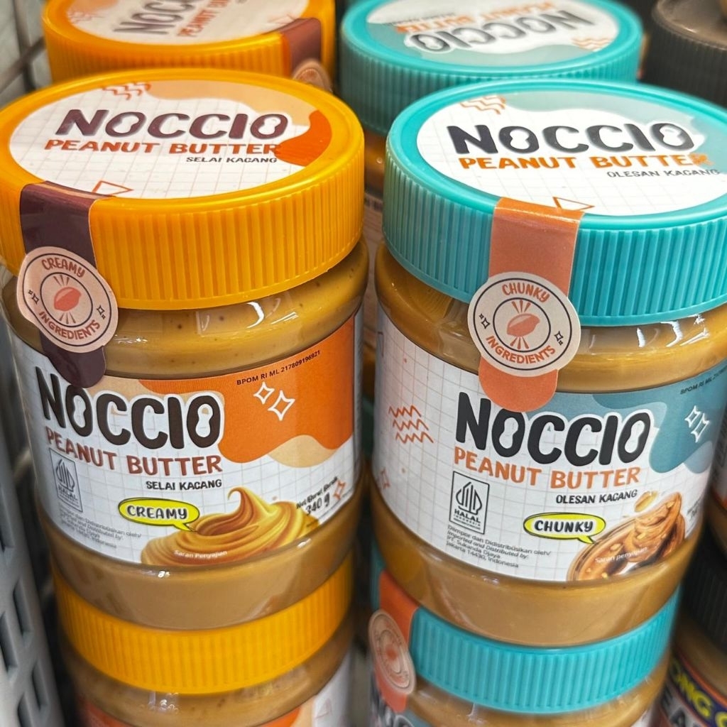 

Noccio Peanut Butter Selai Kacang Olesan 340gram