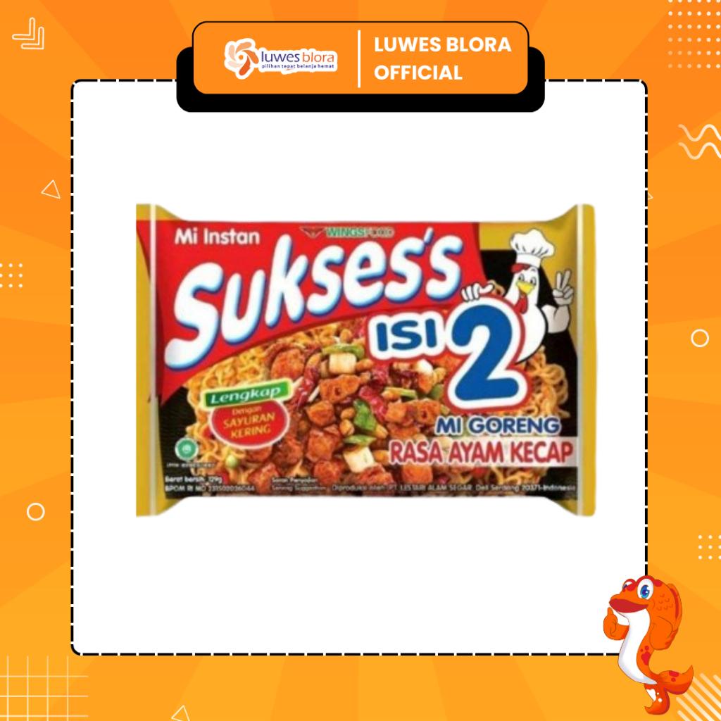 

Mie Sukses Isi 2 Rasa Ayam Kecap 129g