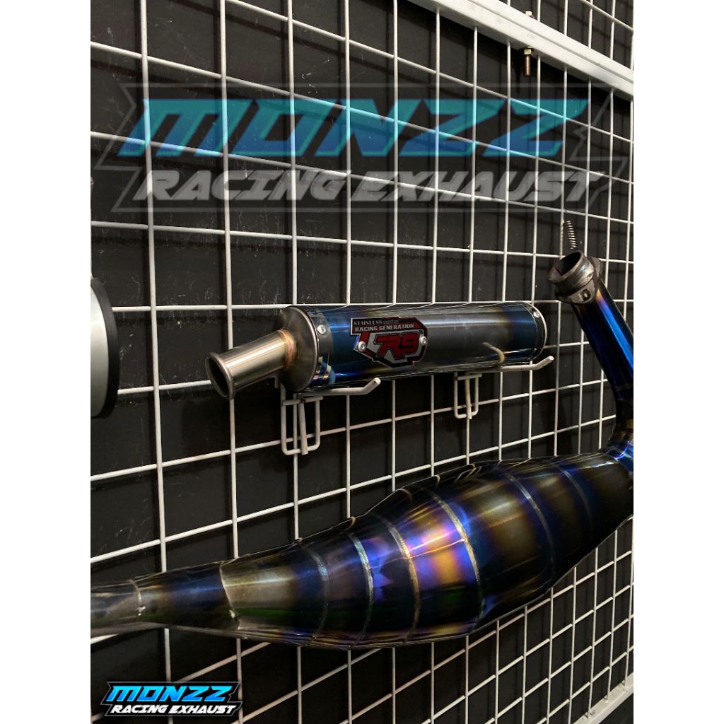Knalpot Racing Ninja r rr ss R9 Generation Titanium Series Fullset