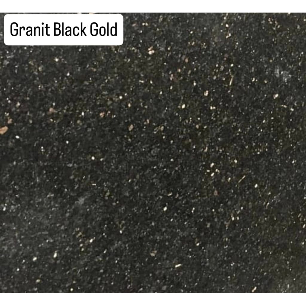 Top Table Granit Black Gold plus Pasang lebar 60 cm