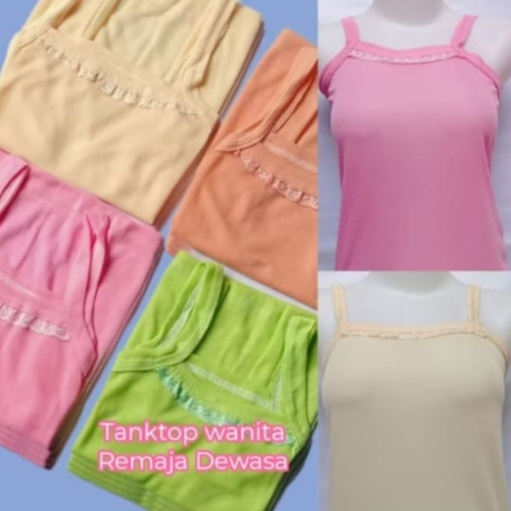 Tanktop remaja Tanktop wanita dewasa Kamisol