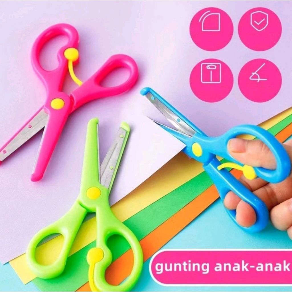 

Gunting Kecil Warna-Warni Potong Kertas Aman Untuk Balita DIY. GUNTING KECIL / GUNTING KERTAS MINI / GUNTING MINI / GUNTING ANAK AMAN PELINDUNG PLASTIK / Safety Scissors GUNTING ANAK/GUNTING PENGAMAN ANAK/GUNTING MINI/GUNTING KERTAS Gunting Plastik Aman