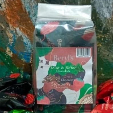 

BERYLS COKLAT MIX 3 RASA REPACK STROBERI,DARK N MINT BITTER