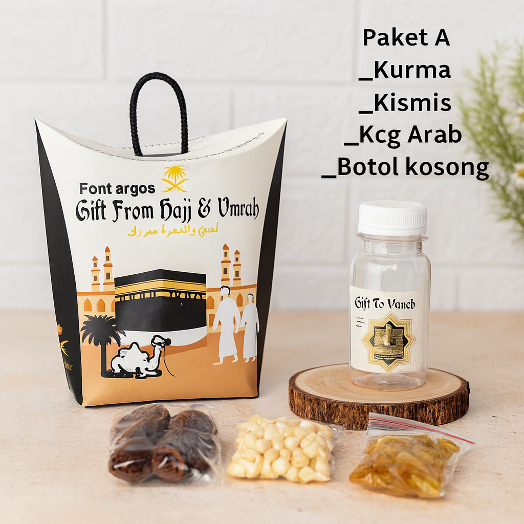 

Paket Oleh-Oleh Haji dan Umroh tanpa air zamzam murah satuan/pcs