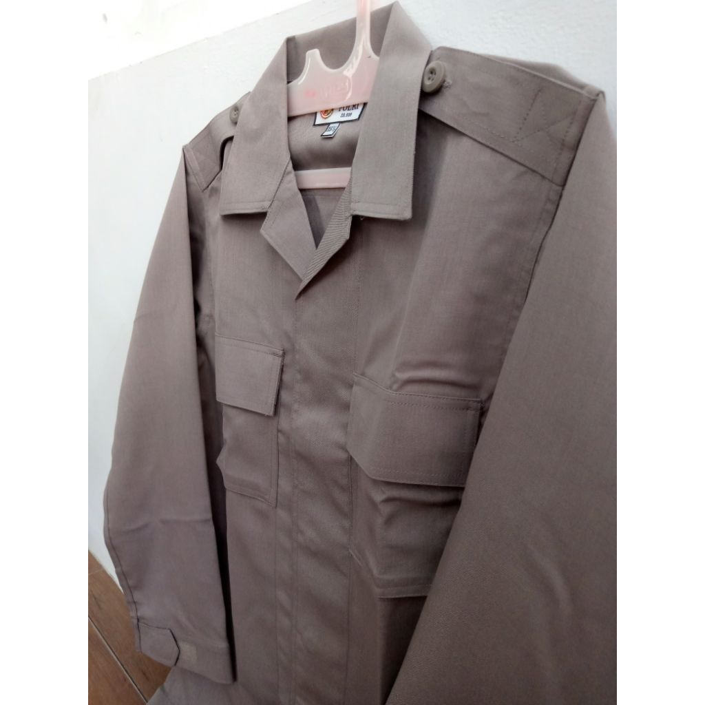 (Bahan ripstok) Atasan baju pdl jatah polri size XXL