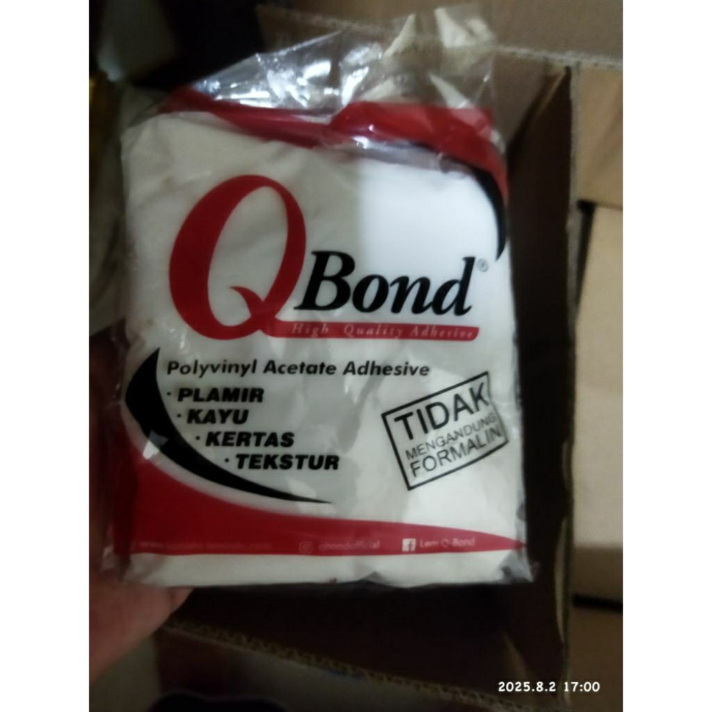 

Lem Qbond putih (350gram) nempel kuat dan tahan lama